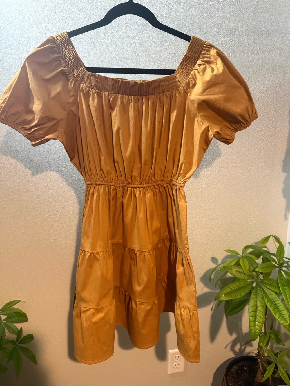 Sadie & Sage Mustard Babydoll Dress – Size M – New with Tags